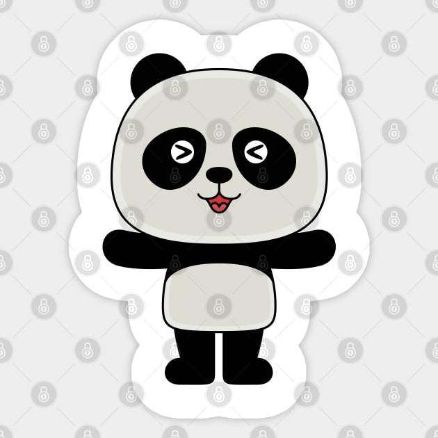 panda Sticker by MEDZ